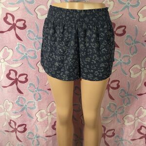 Gapbody Blue Casual Spring Lounge Floral Shorts Size Medium